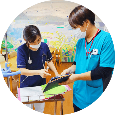 ナーシングホーム ほしぞらの医療体制は人員と設備を整えております。